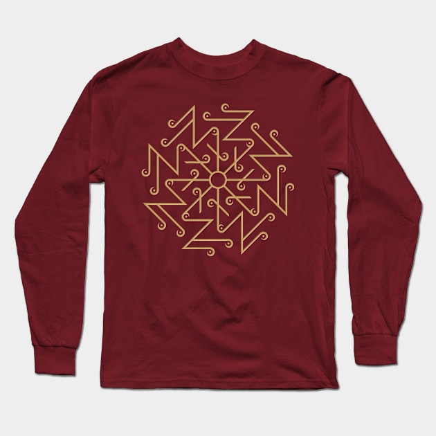 Mandala 3 Long Sleeve T-Shirt by GeeTee